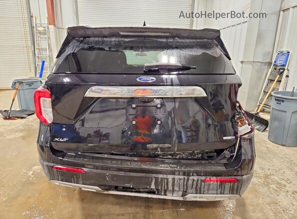 1FMSK8DH2LGC76558 2020 FORD EXPLORER Черный Вид сзади