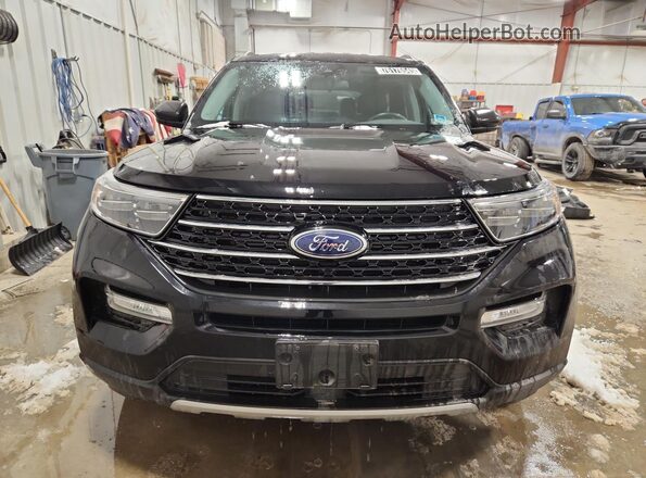 1FMSK8DH2LGC76558 2020 FORD EXPLORER Черный Панорамный вид салона 360°