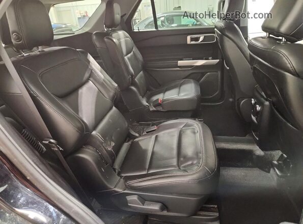 1FMSK8DH2LGC76558 2020 FORD EXPLORER Черный Вид задней части салона