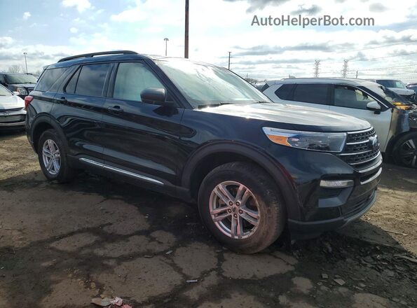 1FMSK8DH2LGC78522 2020 FORD EXPLORER Black Przód prawy