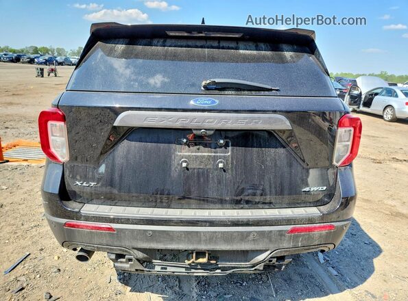 1FMSK8DH2MGA20390 2021 FORD EXPLORER Black Հետևի տեսք