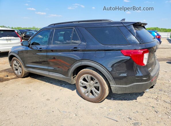 1FMSK8DH2MGA20390 2021 FORD EXPLORER Black Հետևի ձախ