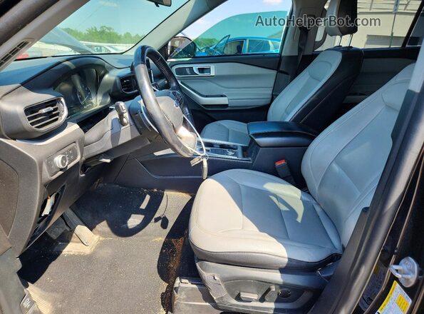 1FMSK8DH2MGA20390 2021 FORD EXPLORER Black Սալոնի դիմացի տեսք