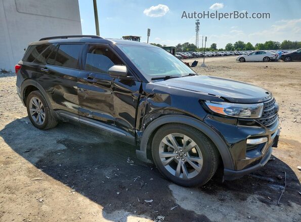 1FMSK8DH2MGA20390 2021 FORD EXPLORER Black Առջևի աջ