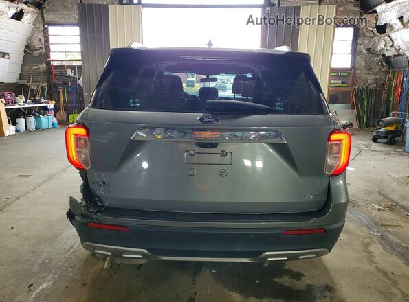 1FMSK8DH2MGA48142 2021 FORD EXPLORER Gray Հետևի տեսք