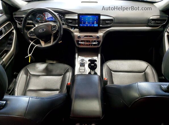 1FMSK8DH2MGA48142 2021 FORD EXPLORER Gray Առջևի վահանակի տեսք