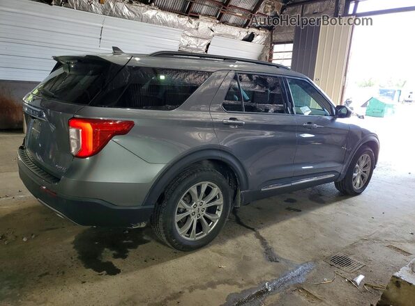 1FMSK8DH2MGA48142 2021 FORD EXPLORER Gray Հետևի աջ
