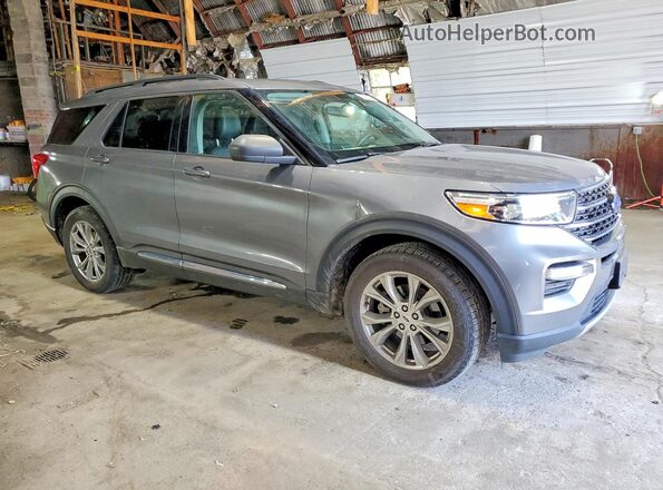 1FMSK8DH2MGA48142 2021 FORD EXPLORER Gray Առջևի աջ