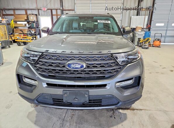 1FMSK8DH2MGB98526 2021 FORD EXPLORER Gray Вид спереду