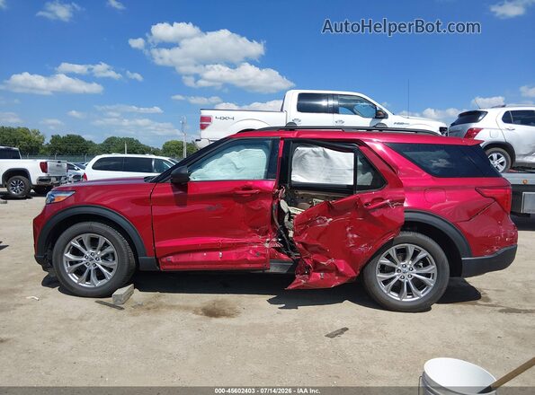 1FMSK8DH2MGC35574 2021 FORD EXPLORER Красный Панорамный вид салона 360°