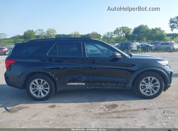 1FMSK8DH2NGB42569 2022 FORD EXPLORER Черный Вид задней части салона