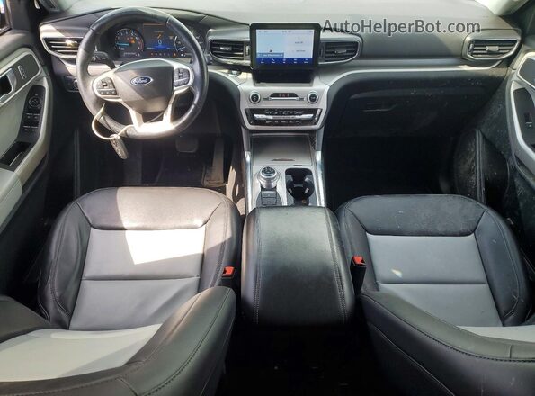 1FMSK8DH2NGB97698 2022 FORD EXPLORER Gray Առջևի վահանակի տեսք