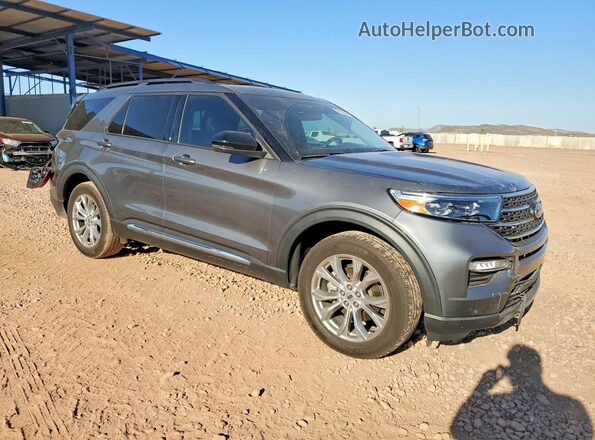 1FMSK8DH2RGA42011 2024 FORD EXPLORER Gray Delantero derecho