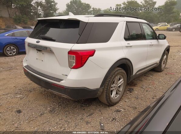 1FMSK8DH3LGA36905 2020 FORD EXPLORER White Trasero derecho