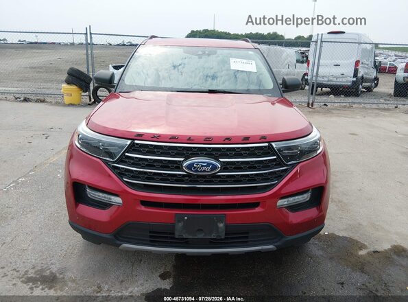 1FMSK8DH3LGA46821 2020 FORD EXPLORER Brown Вид щитка приладів