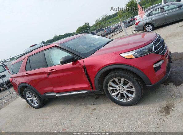 1FMSK8DH3LGA46821 2020 FORD EXPLORER Brown Вид задньої частини салону