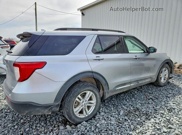 1FMSK8DH3LGB50872 2020 FORD EXPLORER Серебряный Задняя правая четверть