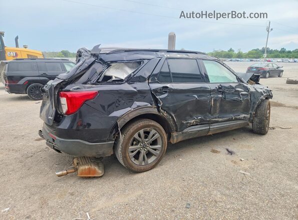 1FMSK8DH3MGA01413 2021 FORD EXPLORER Black Задня права чверть