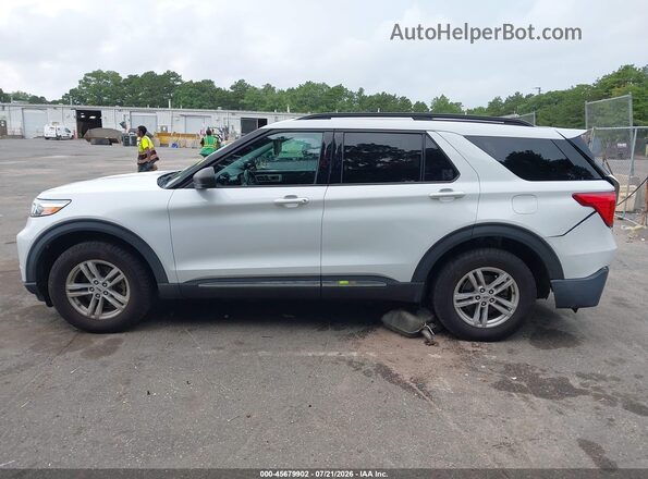 1FMSK8DH3MGA25923 2021 FORD EXPLORER White Widok wnętrza 360 stopni