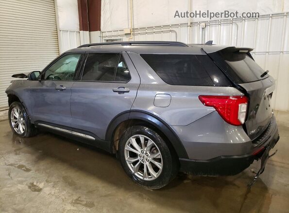 1FMSK8DH3MGA31074 2021 FORD EXPLORER Gray უკანა მარცხენა