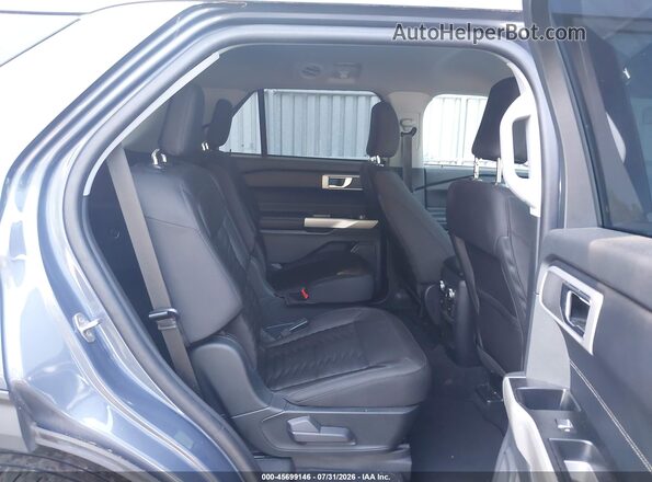 1FMSK8DH3MGB27660 2021 FORD EXPLORER Dark Blue Widok naklejki z numerem VIN