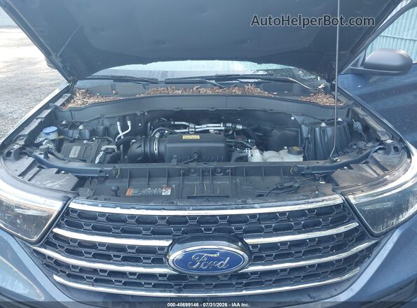 1FMSK8DH3MGB27660 2021 FORD EXPLORER Dark Blue Widok z tyłu