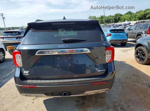 1FMSK8DH3PGB50604 2023 FORD EXPLORER Blue Հետևի տեսք