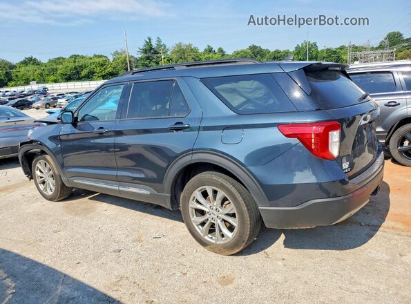 1FMSK8DH3PGB50604 2023 FORD EXPLORER Blue Հետևի ձախ