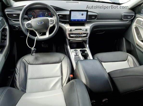 1FMSK8DH3PGB71792 2023 FORD EXPLORER Gray Առջևի վահանակի տեսք