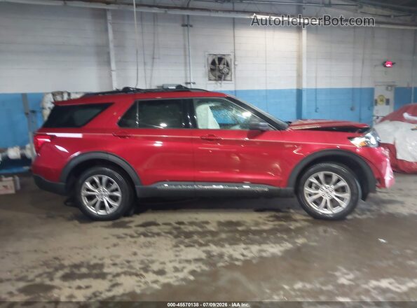 1FMSK8DH4LGB39587 2020 FORD EXPLORER Red უკანა სალონის ხედი
