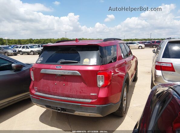 1FMSK8DH4LGC28429 2020 FORD EXPLORER Красный Задняя правая четверть