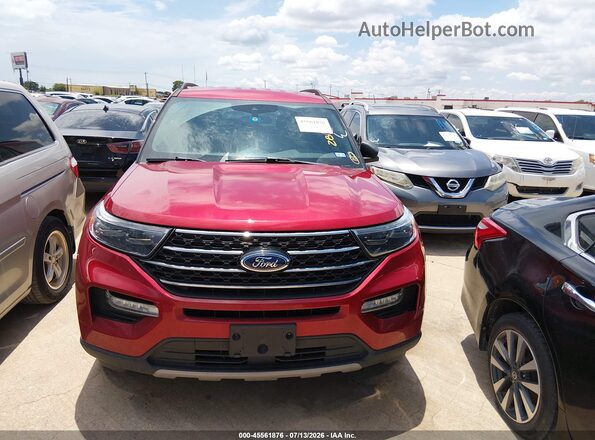 1FMSK8DH4LGC28429 2020 FORD EXPLORER Красный Вид щитка приборов