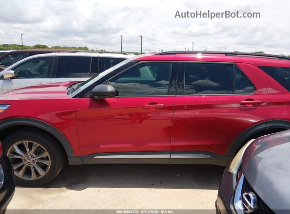 1FMSK8DH4LGC28429 2020 FORD EXPLORER Красный Панорамный вид салона 360°