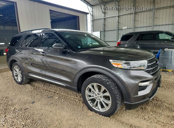 1FMSK8DH4LGC29127 2020 FORD EXPLORER Charcoal Передня права чверть