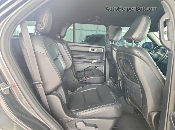 1FMSK8DH4LGC29127 2020 FORD EXPLORER Charcoal Вид задньої частини салону