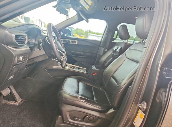 1FMSK8DH4LGC29127 2020 FORD EXPLORER Charcoal Вид салону спереду