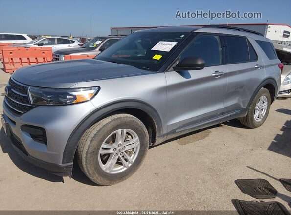 1FMSK8DH4LGC43092 2020 FORD EXPLORER Silver Vista tres cuartos delantera izquierda