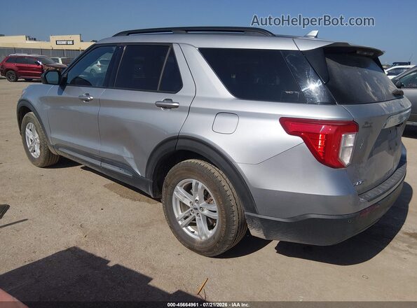 1FMSK8DH4LGC43092 2020 FORD EXPLORER Silver Trasero izquierdo