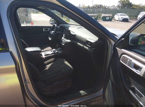 1FMSK8DH4LGC43092 2020 FORD EXPLORER Silver Vista interior delantera