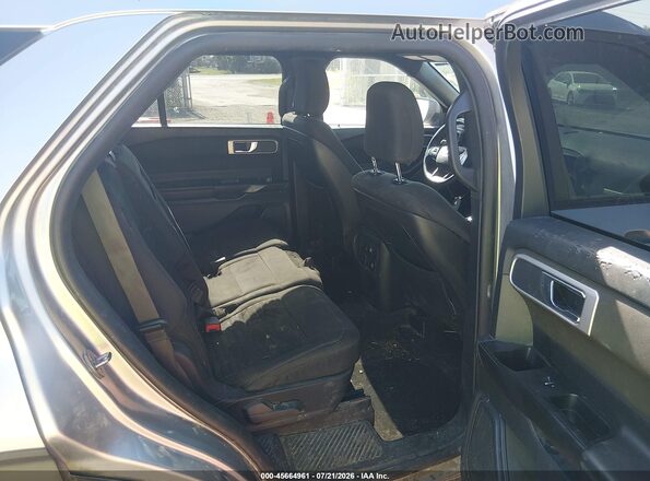 1FMSK8DH4LGC43092 2020 FORD EXPLORER Silver Vista de la etiqueta del VIN