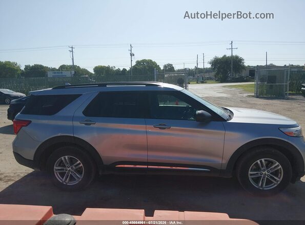 1FMSK8DH4LGC43092 2020 FORD EXPLORER Silver Vista interior trasera