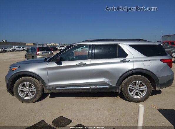 1FMSK8DH4LGC43092 2020 FORD EXPLORER Silver Vista interior de 360 grados