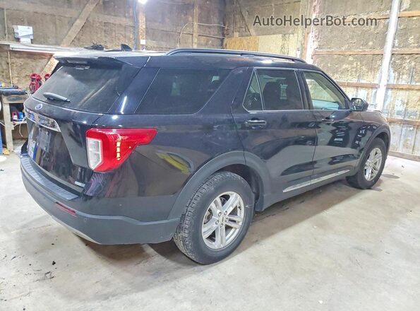 1FMSK8DH4LGC69658 2020 FORD EXPLORER Black Trasero derecho