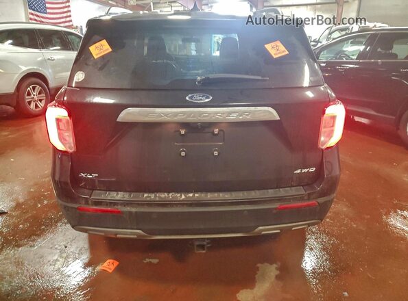 1FMSK8DH4MGA23503 2021 FORD EXPLORER Black უკანა ხედი