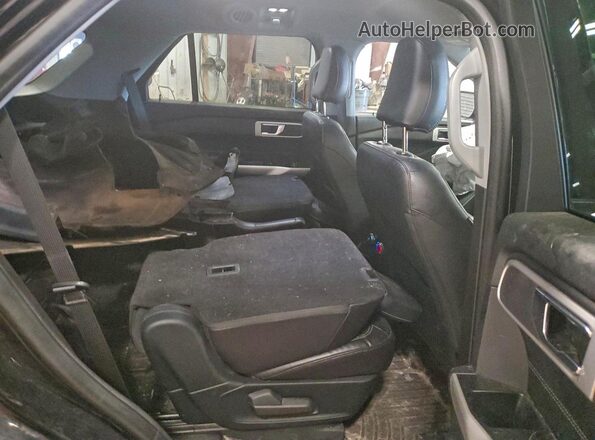 1FMSK8DH4MGA23503 2021 FORD EXPLORER Black უკანა სალონის ხედი