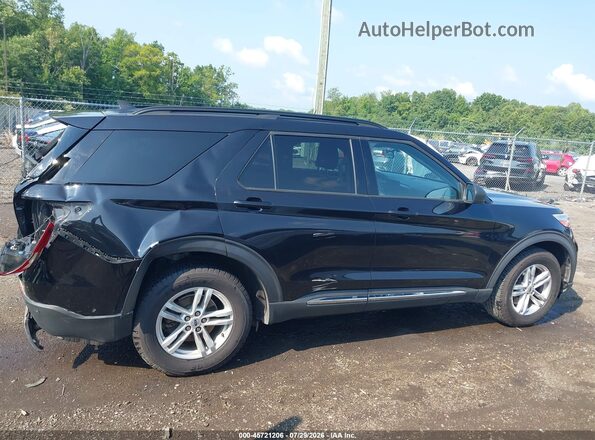 1FMSK8DH4MGA25770 2021 FORD EXPLORER Black Սալոնի 360 աստիճան տեսք