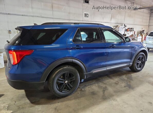 1FMSK8DH4MGA59448 2021 FORD EXPLORER Blue უკანა მარჯვენა