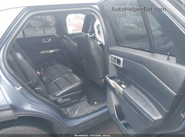 1FMSK8DH4MGC20042 2021 FORD EXPLORER Blue VIN კოდის სტიკერის ხედი