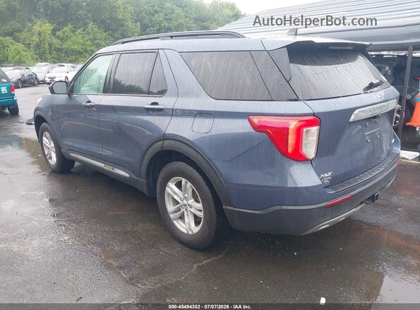 1FMSK8DH4MGC20042 2021 FORD EXPLORER Blue უკანა მარცხენა