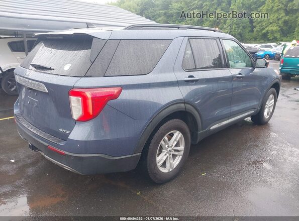 1FMSK8DH4MGC20042 2021 FORD EXPLORER Blue უკანა მარჯვენა